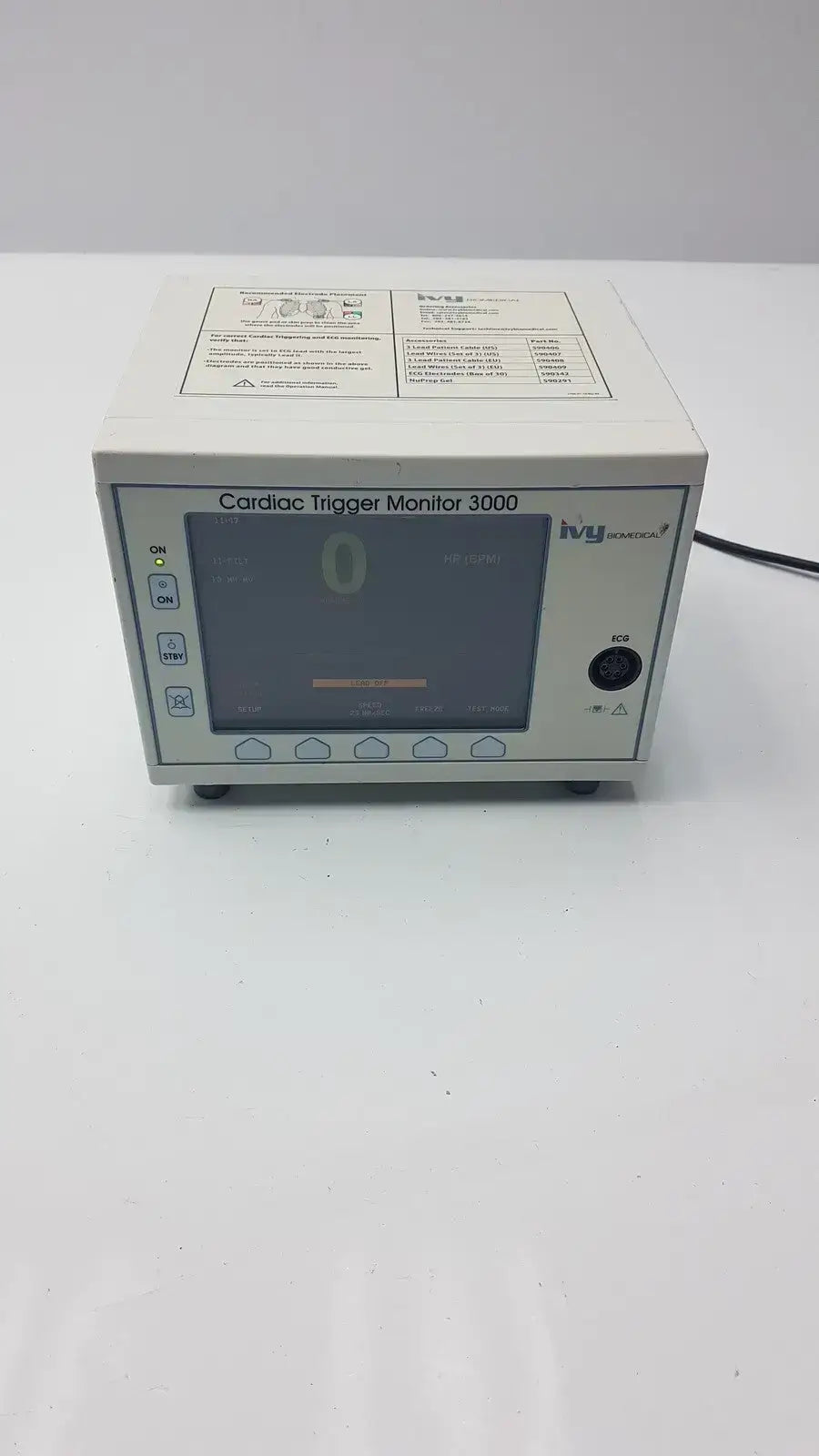 IVY Biomedical Cardiac Trigger Monitor 3000