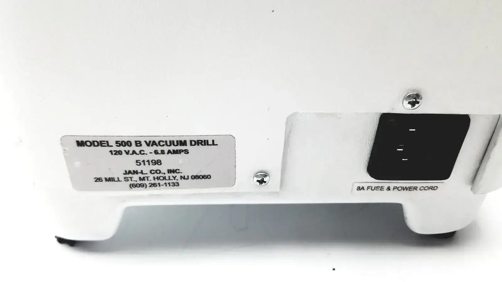 JAN L INC 500 B Vacuum Drill - Surgical