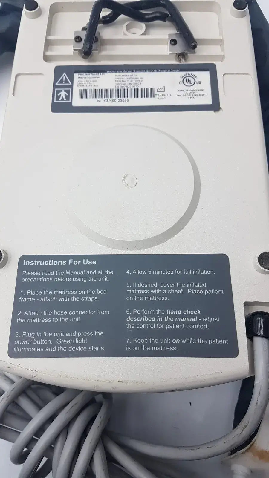 Joerns P.R.O. Matt Plus ES 2 CU Mattress Controller