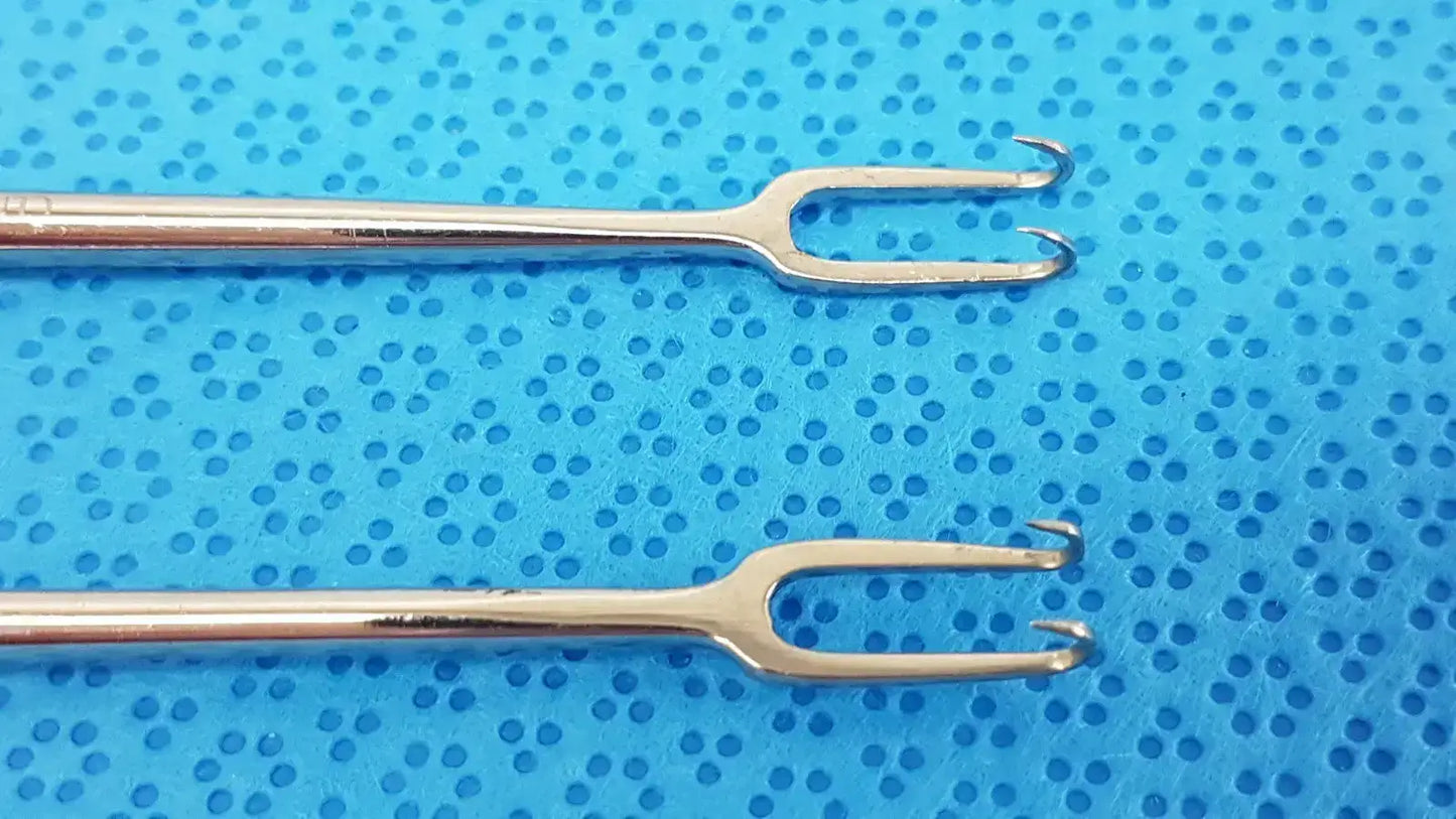 Joseph Double Skin Hook 7mm – Dermal Surgical Instrument Lot of 2 - Retractor