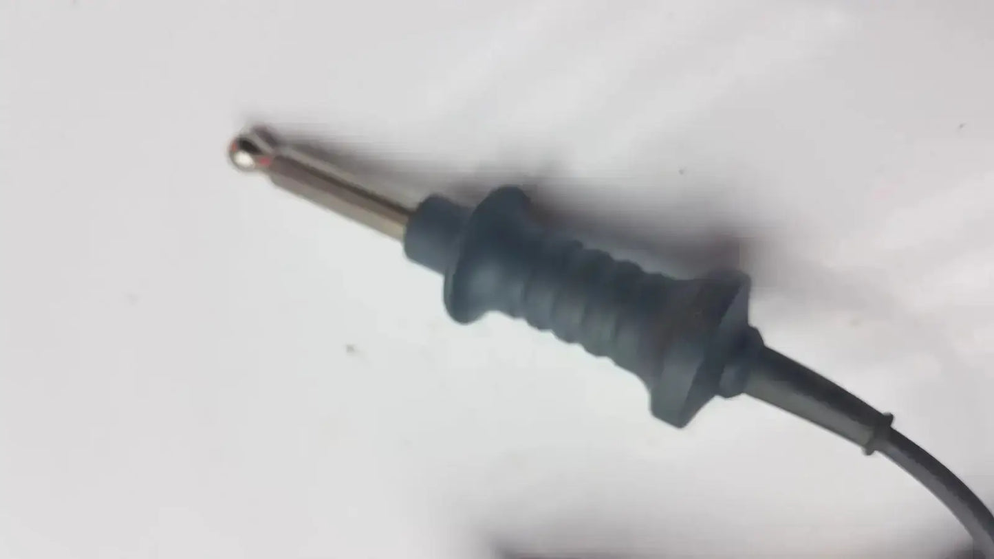 Black insulated probe with metallic tip for Karl Storz 26006 M high-frequency unipolar cord electronic testing tool