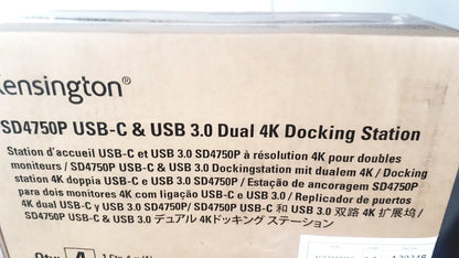 Kensington SD4750P USB-C & USB Dual 4K Docking Station