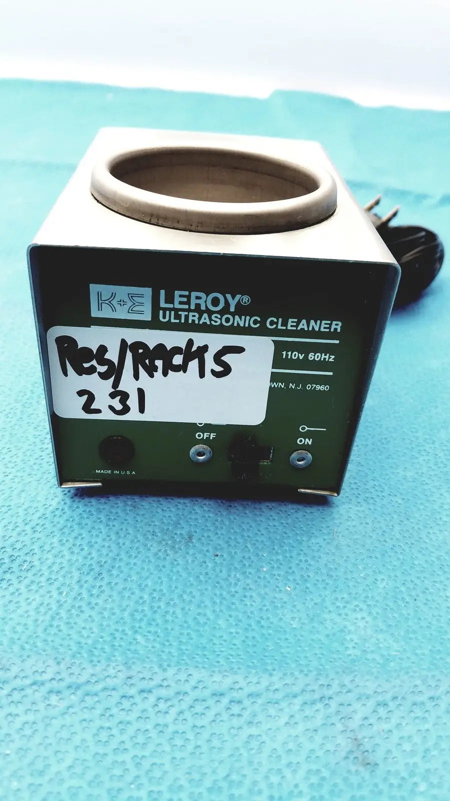Keuffel & Esser Leroy Ultrasonic Cleaner for Pens or Jewelry