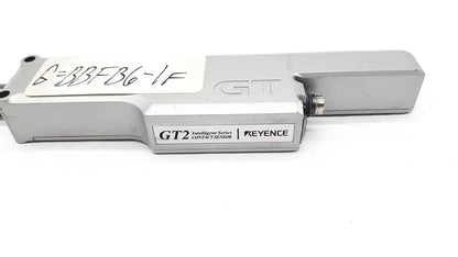 Silver metallic gt2 intelligent series contact sensor by keyence is a precise series contact sensor for automation