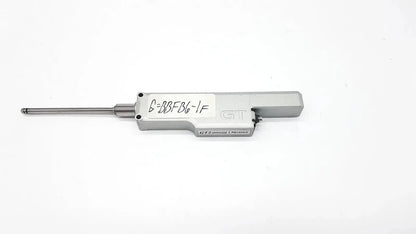 Silver gt2 series intelligent series contact sensor with slender metallic shaft and rectangular housing for precision measurement