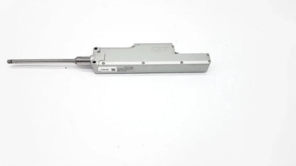 Silver metallic linear actuator with cylindrical rod for Keyence gt2-h50 intelligent series contact sensor