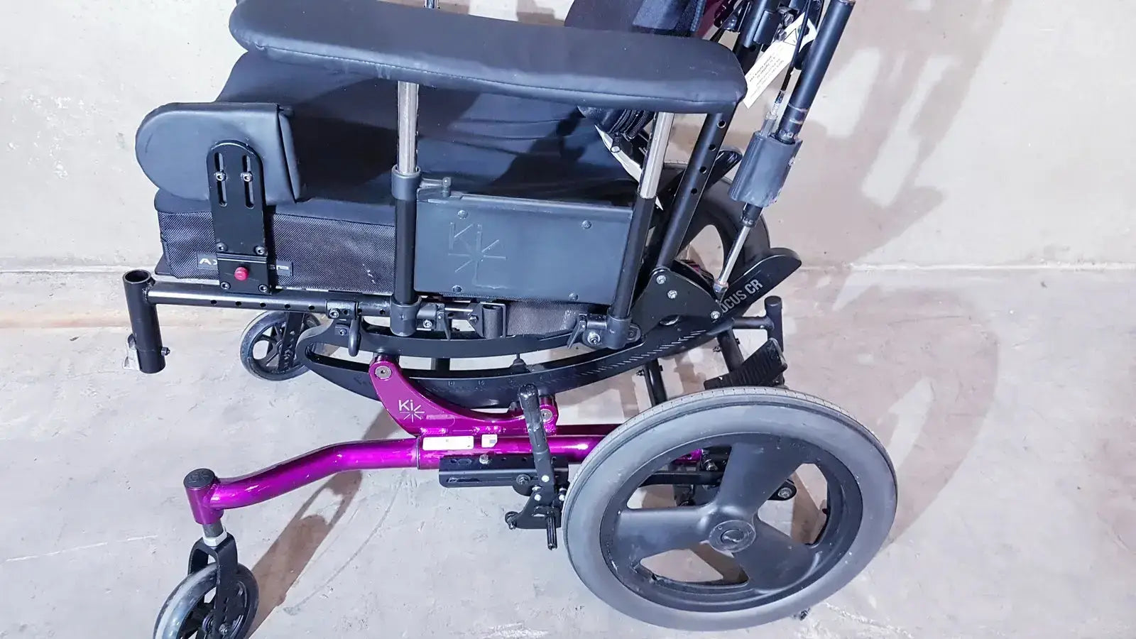 Ki Mobility Focus CR Tilt In Space Wheelchair Adjustable All Show in Pictures - Tilt-in-Space