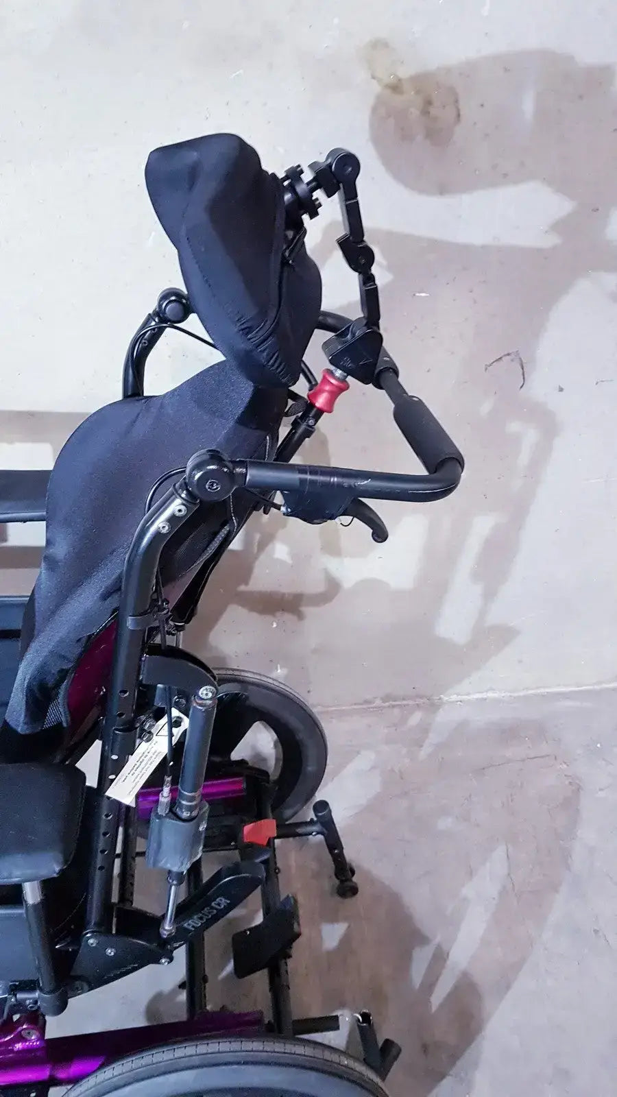 Ki Mobility Focus CR Tilt In Space Wheelchair Adjustable All Show in Pictures - Tilt-in-Space