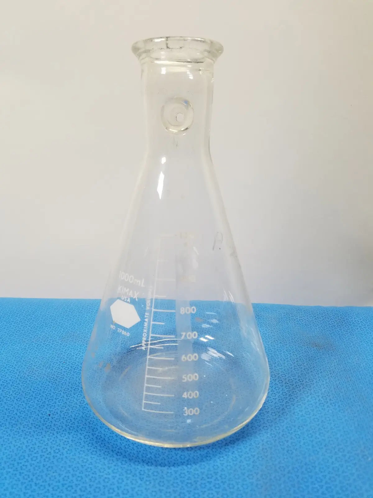 Kimax 1000 mL Erlenmeyer Flask – Borosilicate Glass Laboratory Vessel