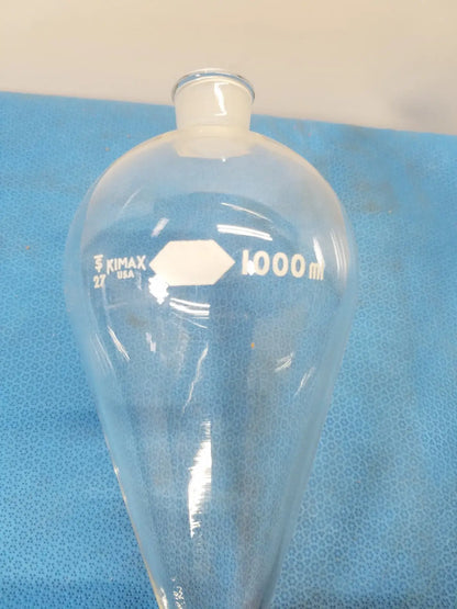 Kimax 500 mL Separatory Funnel – Borosilicate Laboratory Glassware