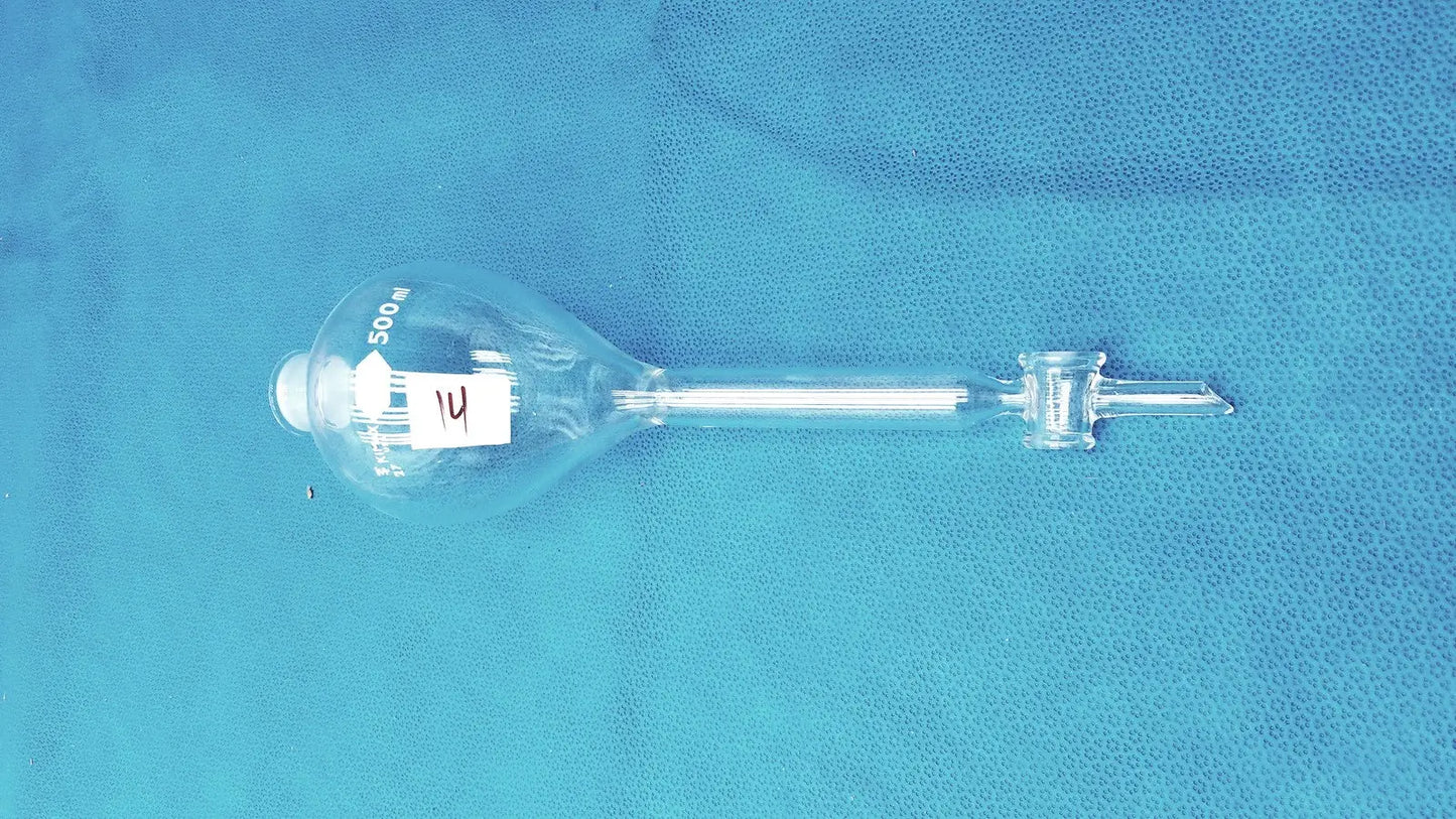 KIMAX 500mL Gilson Separatory Funnel w/ PTFE Key Stopcock & 29/32 Socket