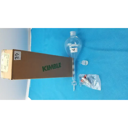 Kimax 500mL Glass Chromatography Column Reservoir – Borosilicate Lab Glassware