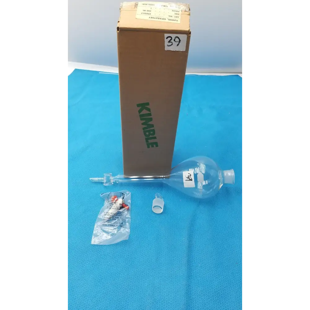 Kimax 500mL Glass Chromatography Column Reservoir – Borosilicate Lab Glassware