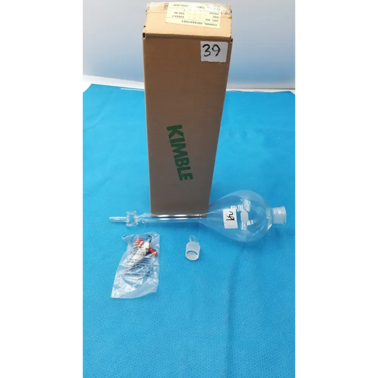 Kimax 500mL Glass Chromatography Column Reservoir – Borosilicate Lab Glassware