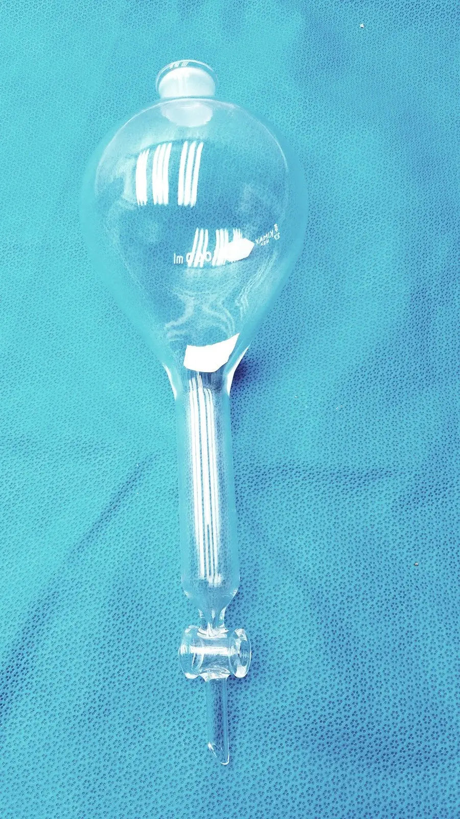 Kimax Chemglass 1000mL Chromatography Column Reservoir 2.3” ID x 12” E.L. 1/CS - Laboratory Glassware
