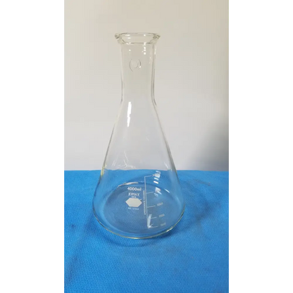 KIMAX Glass Beaker 4000 mL Graduated Heavy-Duty Rim Laboratory Ware - Glassware