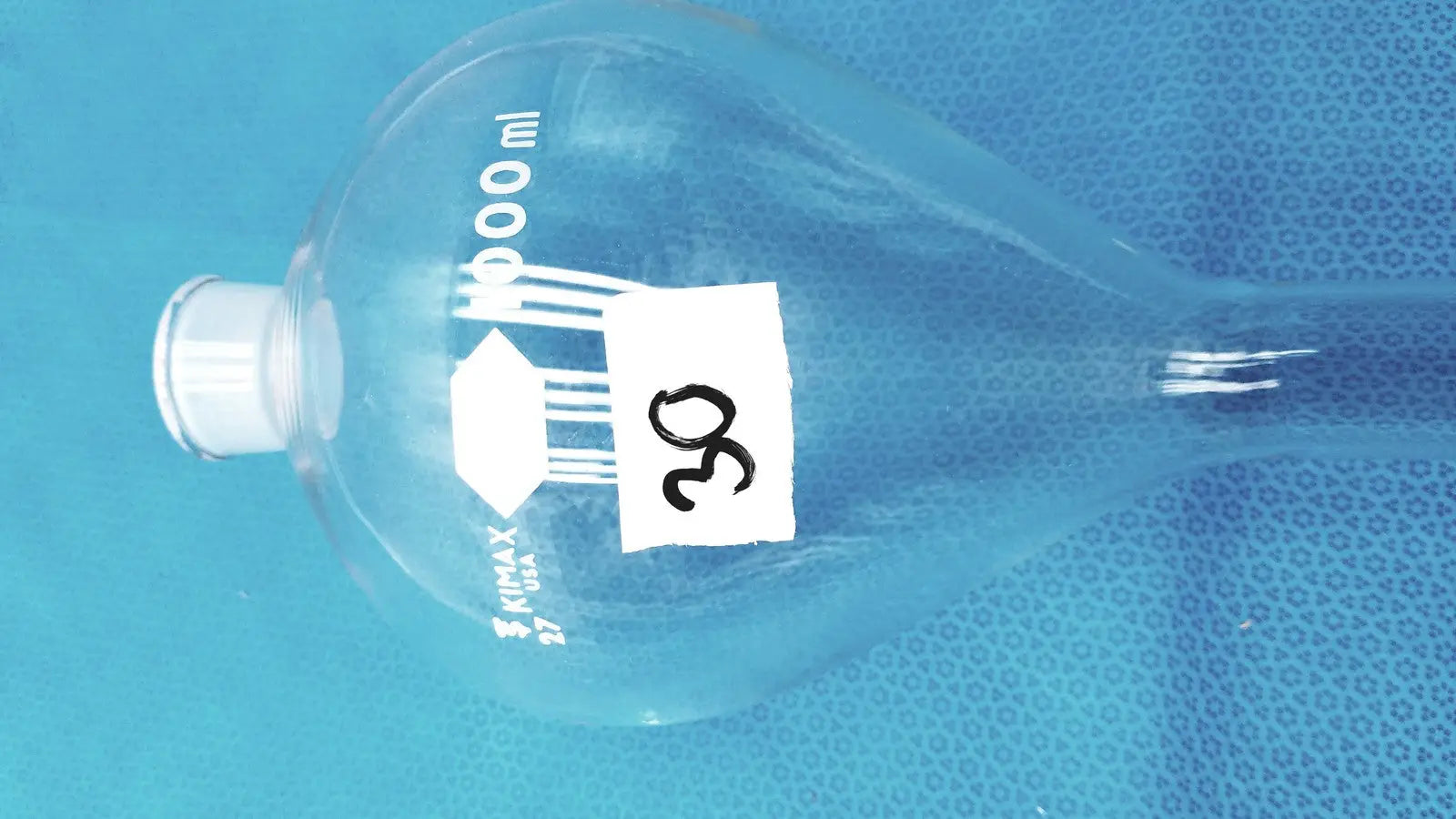 KIMAX Kimble 1000 mL Squibb Separatory Funnel with #27 Stopper – Borosilicate Gl