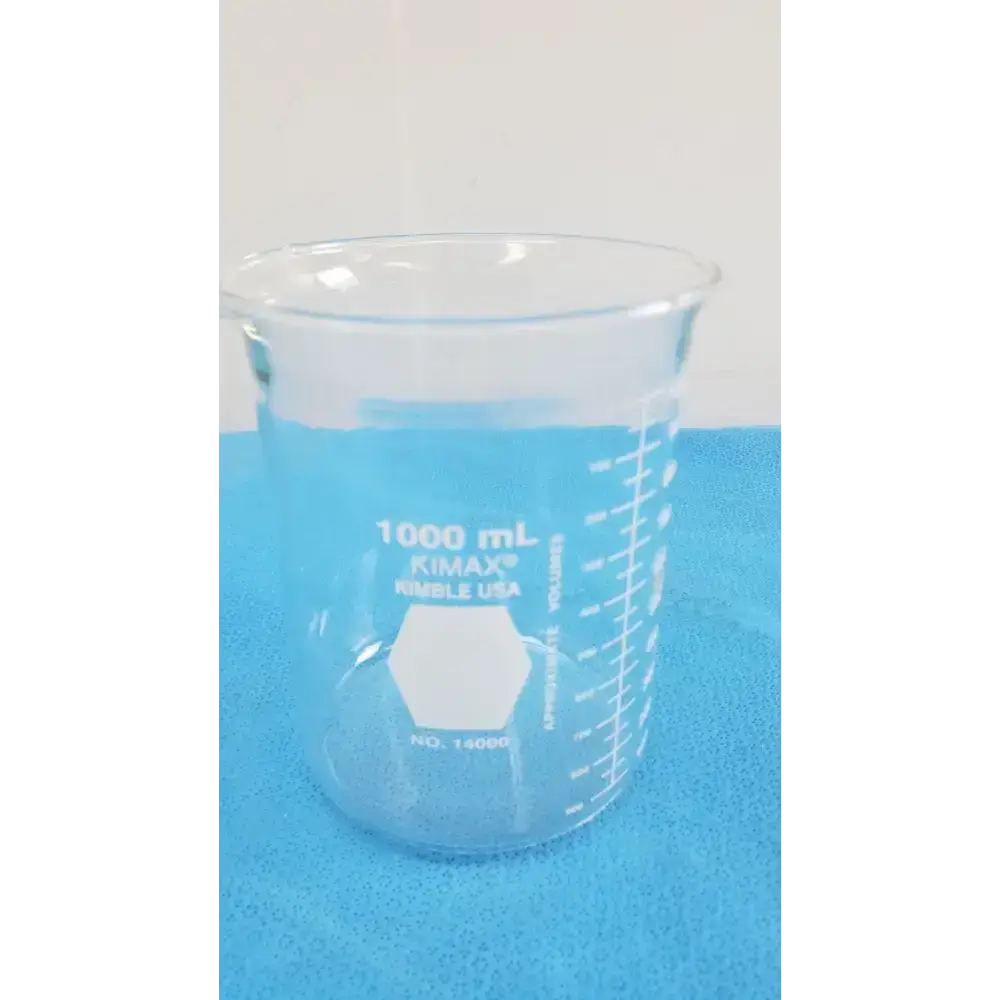 KIMAX KIMBLE USA 1000 ML Glassware Beaker NO 14000 - Laboratory
