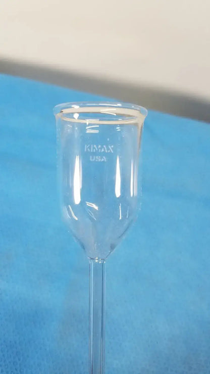 Kimax Tiny Thistle Tube Funnel – Small Borosilicate Glass Labware Equipment - Laboratory Glassware