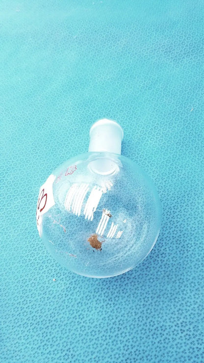 KIMBLE KONTES 500mL Round Bottom Flask – 14/20 Single Neck Heavy Wall Glass - Laboratory