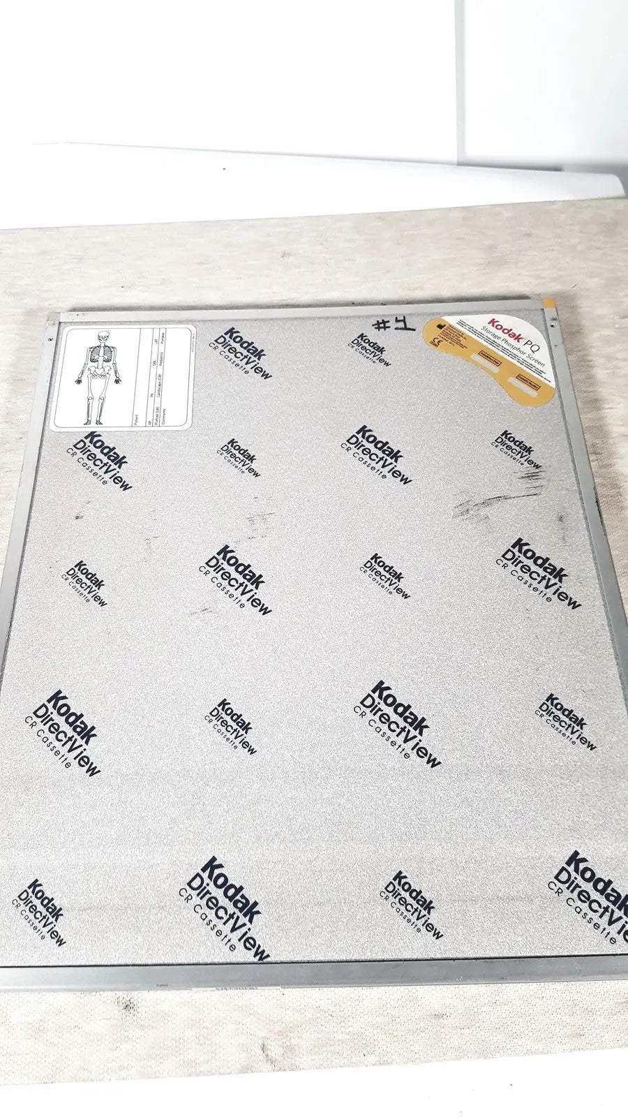Kodak DirectView CR Cassette PQ Storage Phosphor Screen
