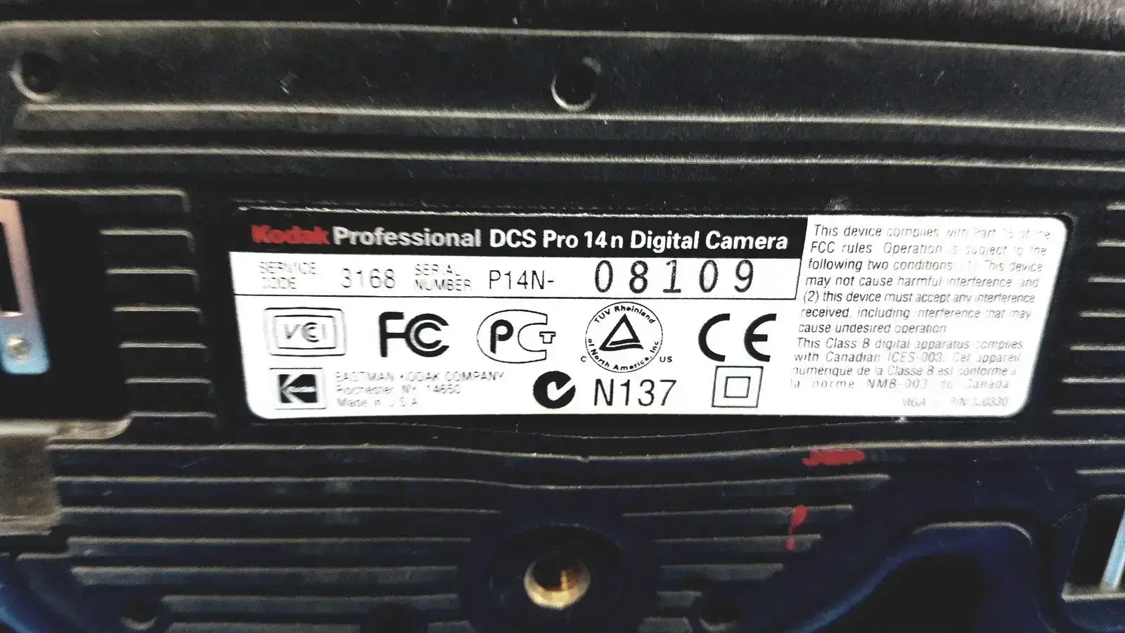 Kodak Professional DCS Pro 14n Digital Camera