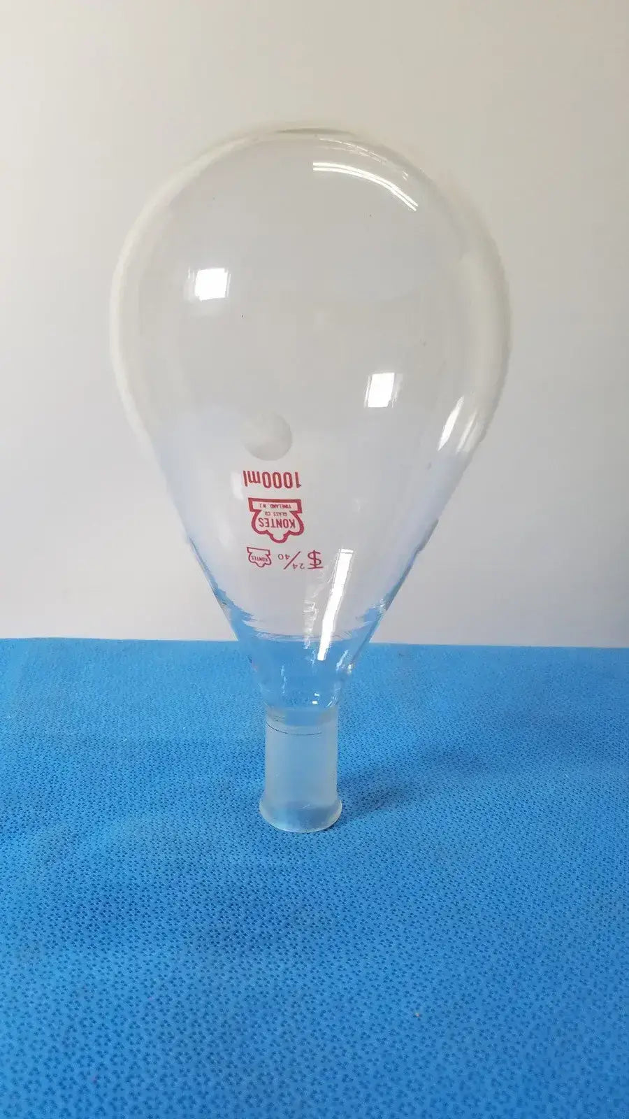 KONTES 1000mL Round-Bottom Flask – 24/40 Quickfit Joint - Laboratory Glassware