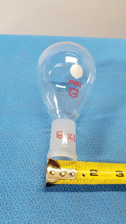 kontes 200 milliliter single-neck round bottom flask with a 24/40 joint. - Round Bottom Flask