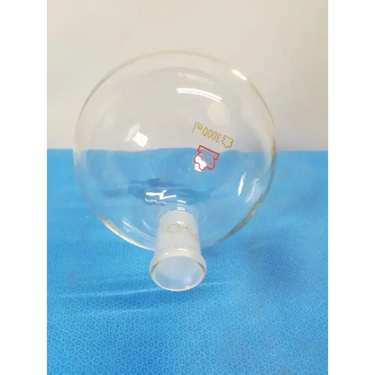 Kontes 3000 mL Round Bottom Glass Flask – Borosilicate Laboratory Ware