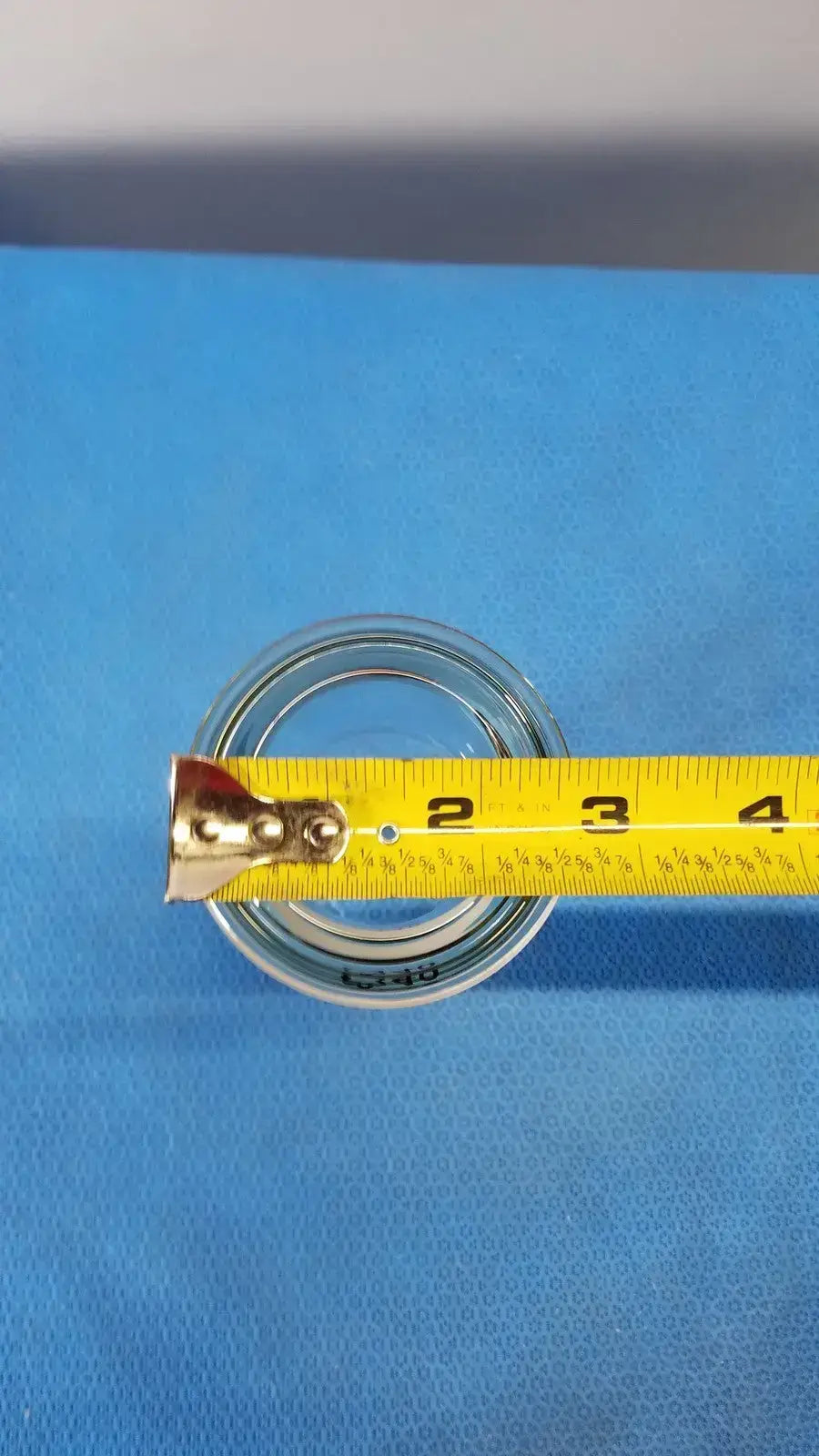Kontes 40 mL Laboratory Glass Low Form Measuring Cylinder Round Bottom