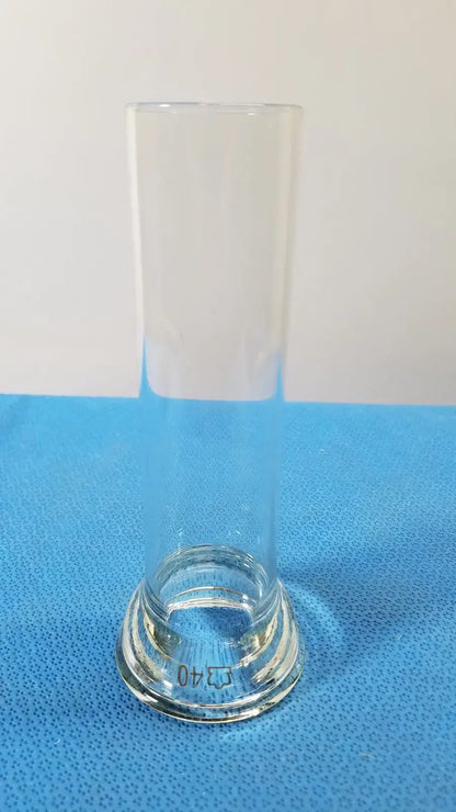 KONTES 40mL Laboratory Glass Low Form Measuring Cylinder Round Bottom - Graduated