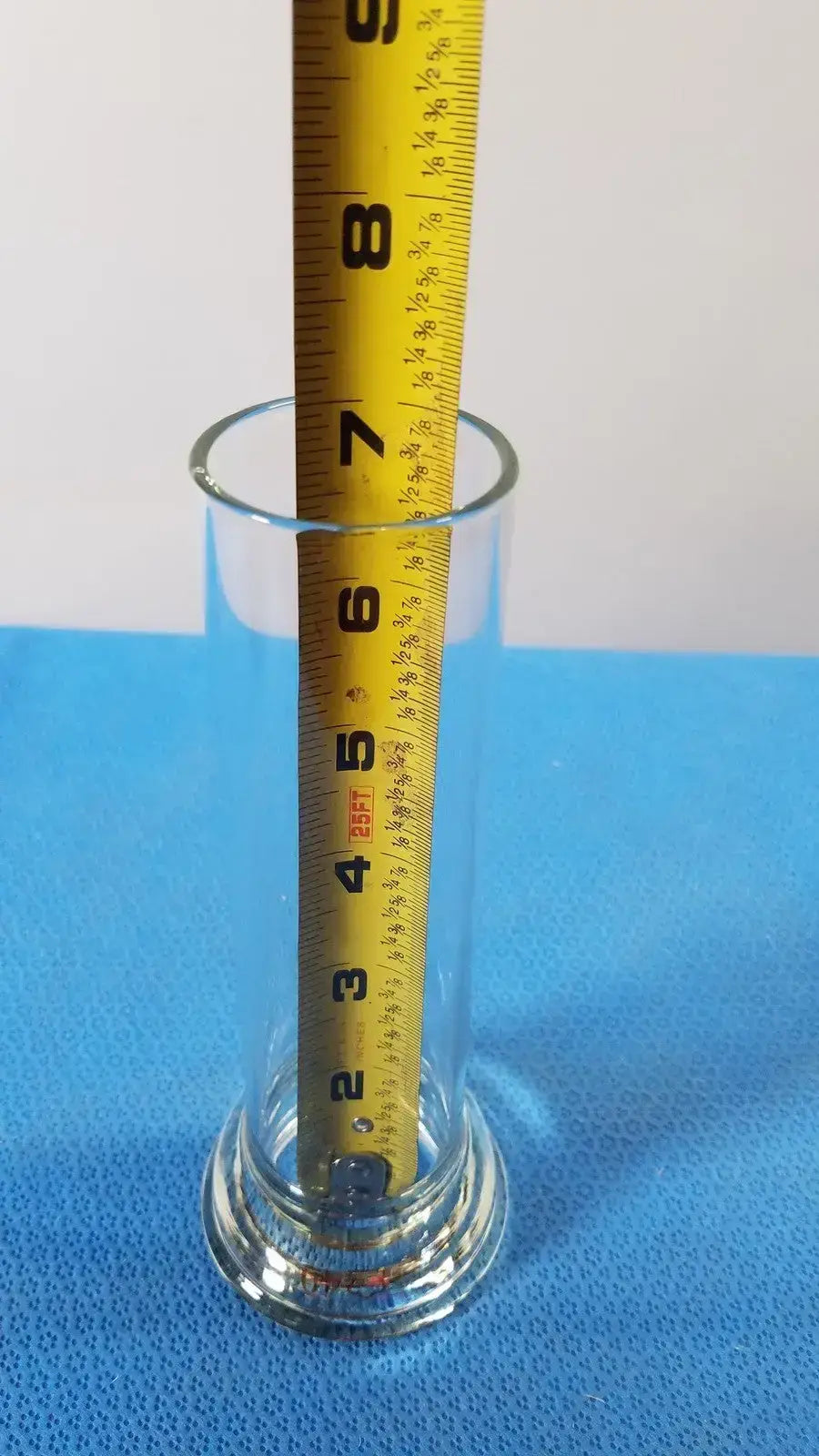 KONTES 40mL Laboratory Glass Low Form Measuring Cylinder Round Bottom - Graduated
