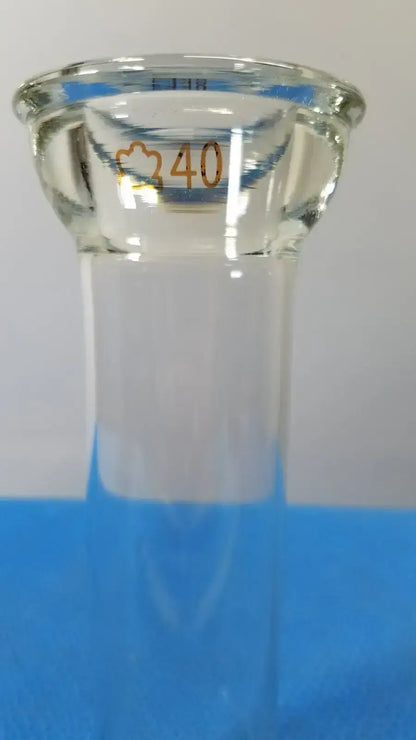 KONTES 40mL Laboratory Glass Low Form Measuring Cylinder Round Bottom - Graduated