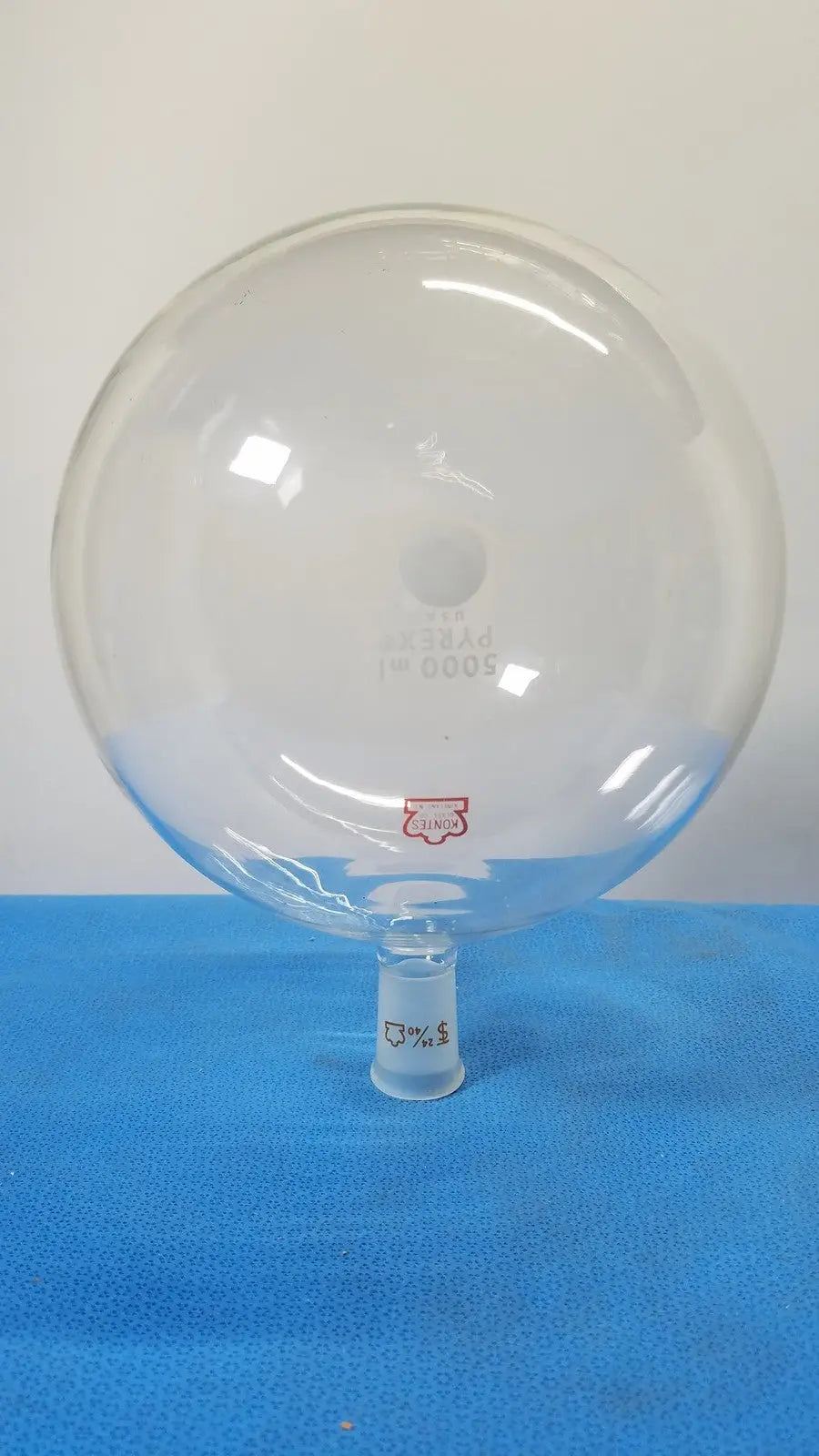 Kontes 5000 mL Single Neck Round Bottom Flask – 24/40 Outer Joint