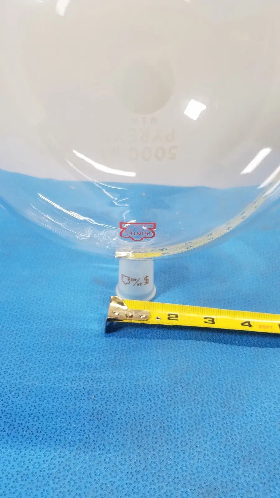 Kontes 5000 mL Single Neck Round Bottom Flask – 24/40 Outer Joint