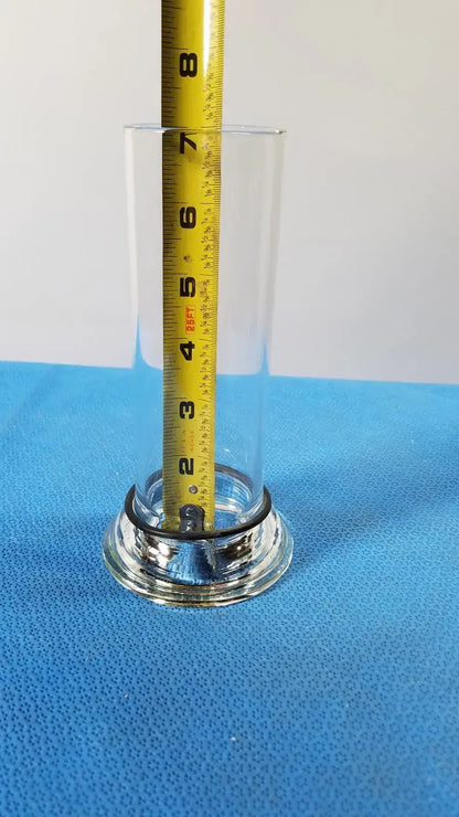 KONTES 50mm Glass Cylinder Adapter Laboratory Borosilicate Glassware