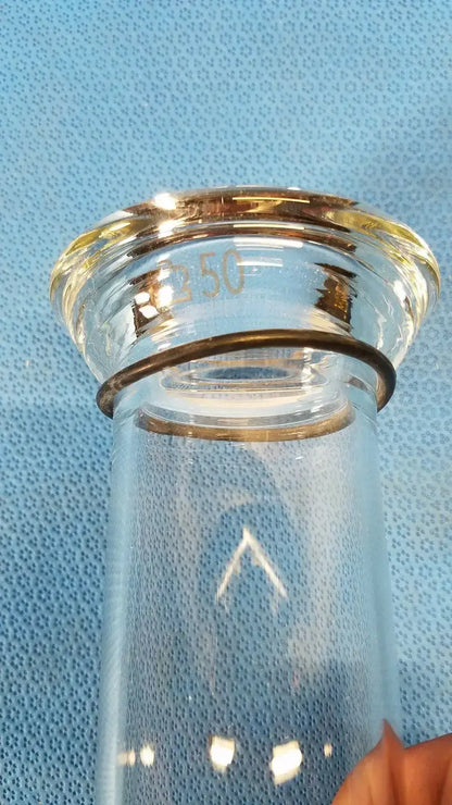 KONTES 50mm Glass Cylinder Adapter Laboratory Borosilicate Glassware