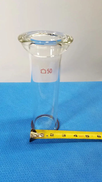 KONTES 50mm Laboratory Glass Adapter Cylinder Pyrex Borosilicate - Glassware