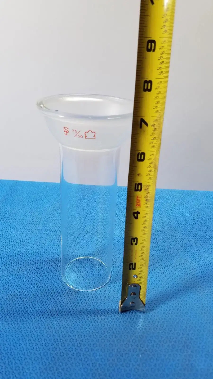 KONTES 75/50 Ball Joint Male Corning Lab Glass Borosilicate Adapter - Laboratory Glassware