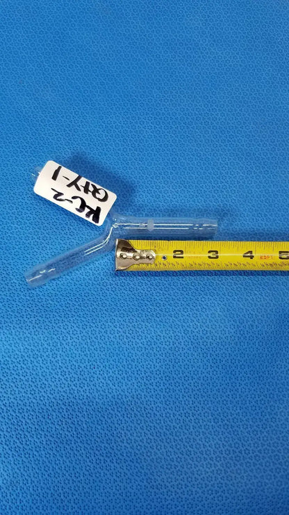 KONTES Glass Y-Shaped Barbed Hose Connector – Laboratory Glassware Adapter