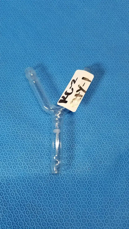 KONTES Glass Y-Shaped Barbed Hose Connector – Laboratory Glassware Adapter