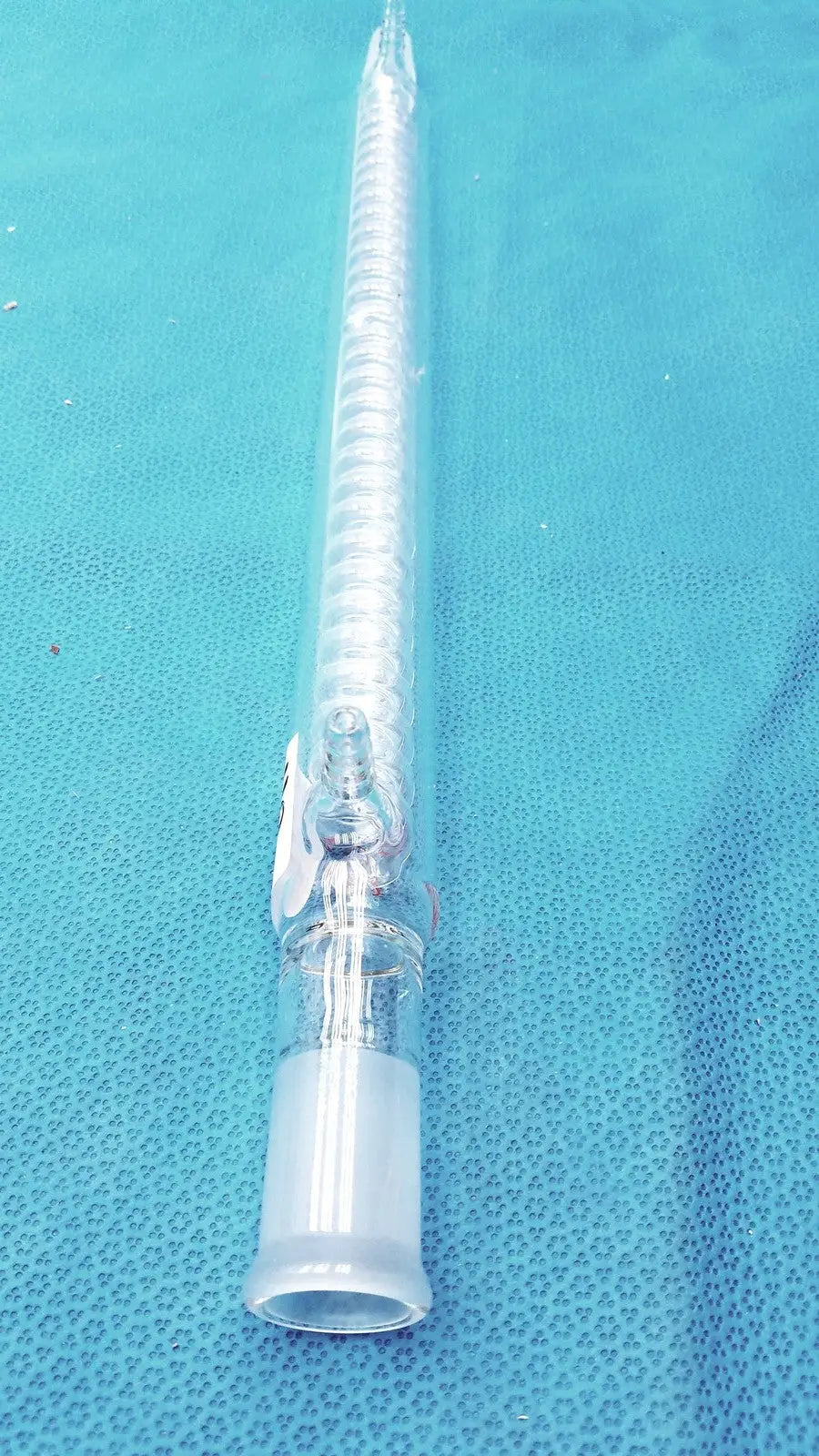 Kontes Graham Coil Condenser 24/40 Joints 300 mm Jacket 475 OAL Lab Glass USA - Laboratory