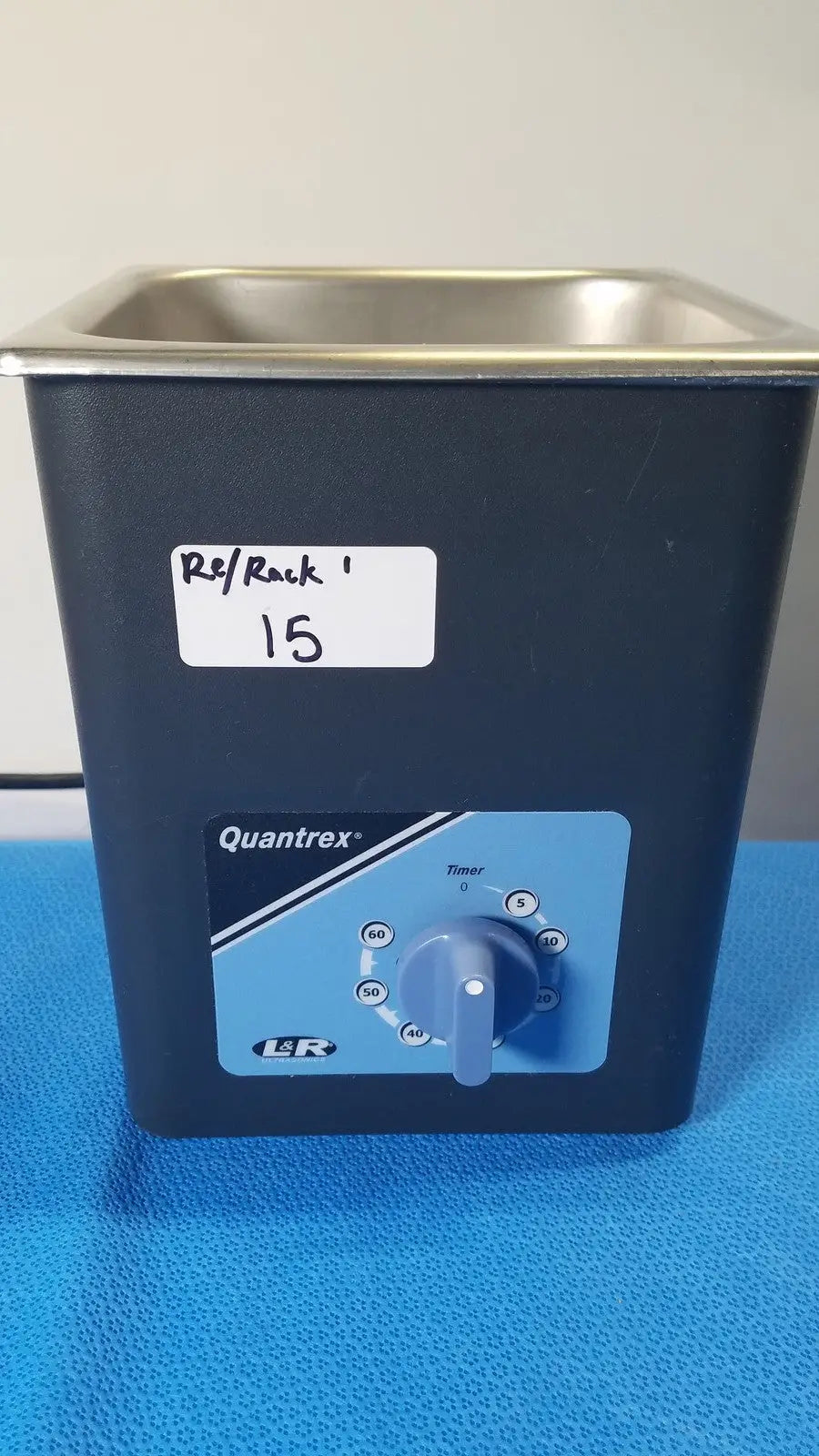 L&R Quantrex Q90 Ultrasonic Cleaner Tabletop Tank