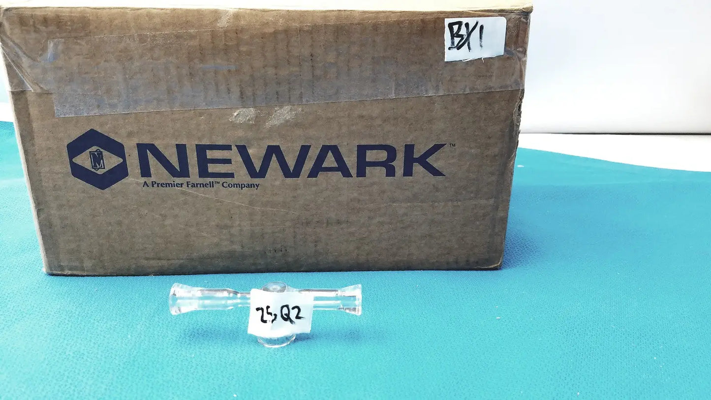 Lab Glass Adapter with Stopcock Valve