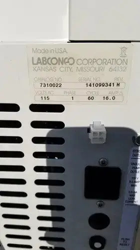 Labconco CentriVap Concentrator - Vacuum