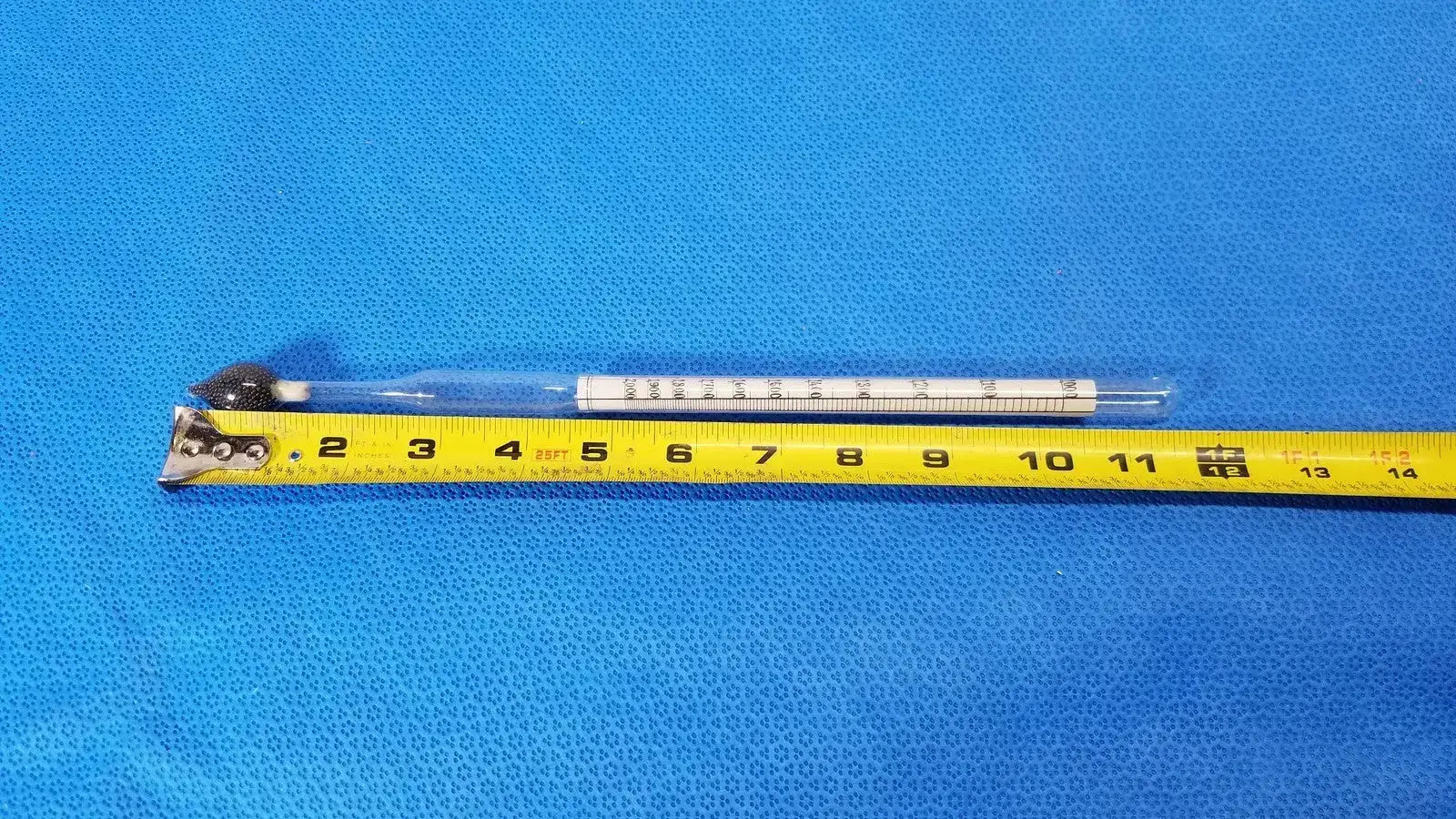 Laboratory Glass Hydrometer Specific Gravity Scale 6-20 Accurate Measurement
