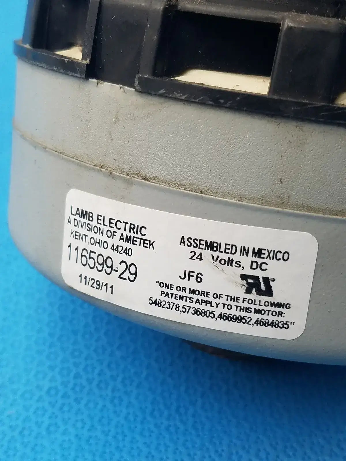 Lamb Electric 116599-29 24V DC Vacuum Motor