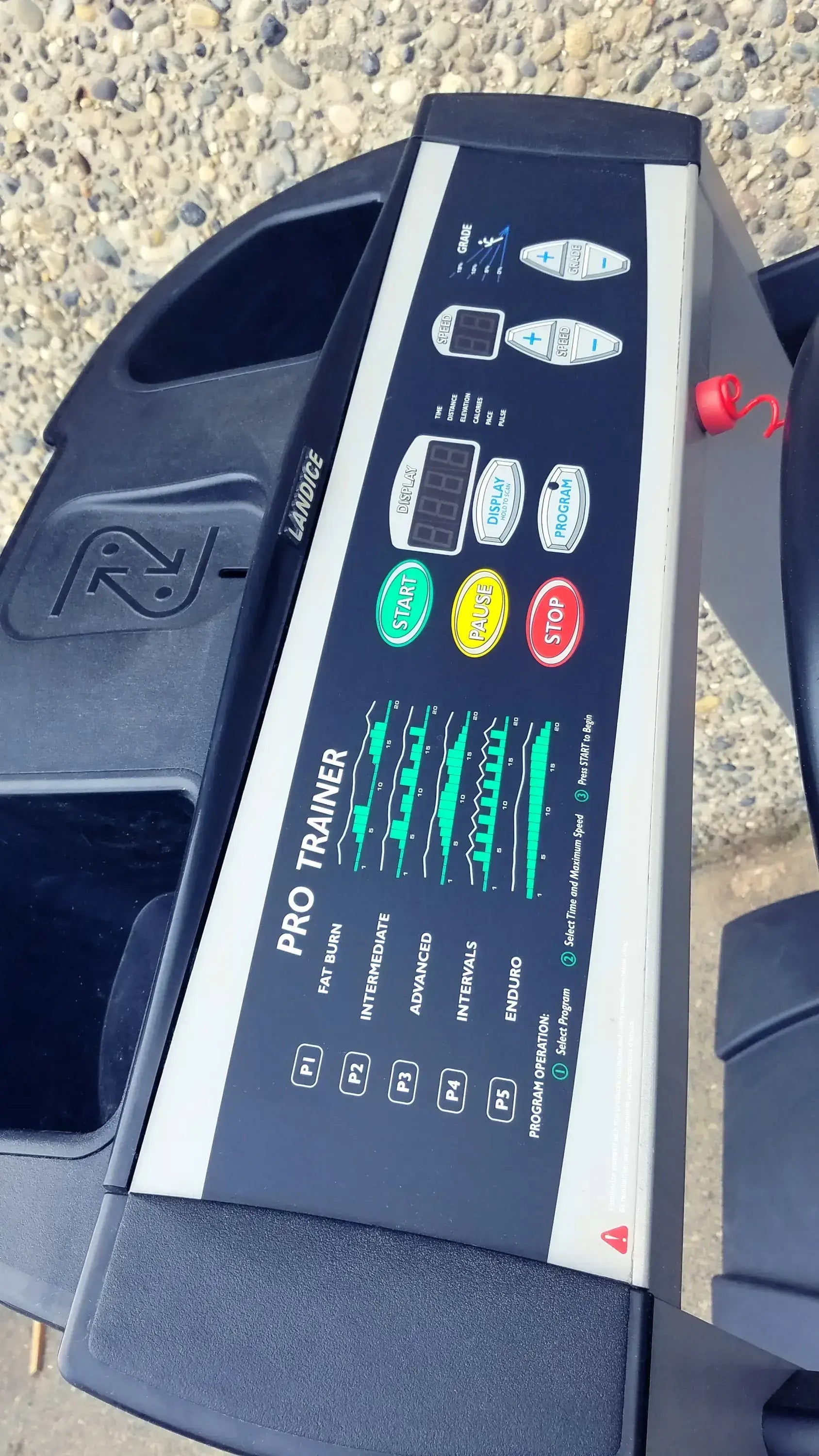 Landice L8 Executive Rehabilitation Treadmill with Large Running Surface