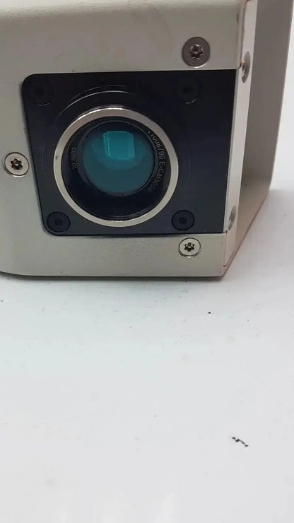 Silver leica dfc295 digital color microscope camera with black lens housing and teal-tinted glass for precise imaging