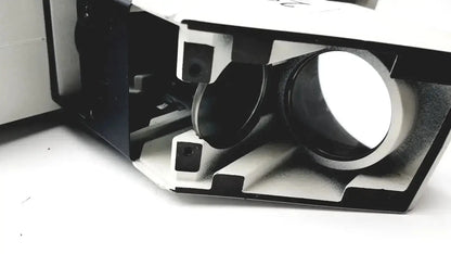 Black and white plastic vr headset with circular lenses for leica dm irb inverted microscope lamp housing 12v 100w halogen